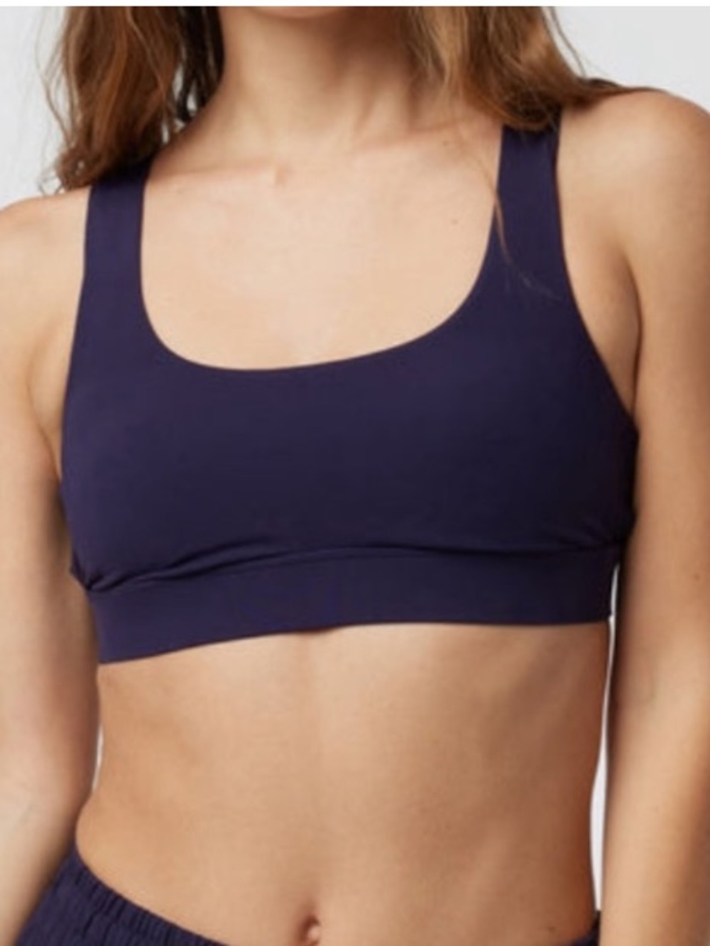 Vuori Stride Bra Atlantic Blue Color Size Large